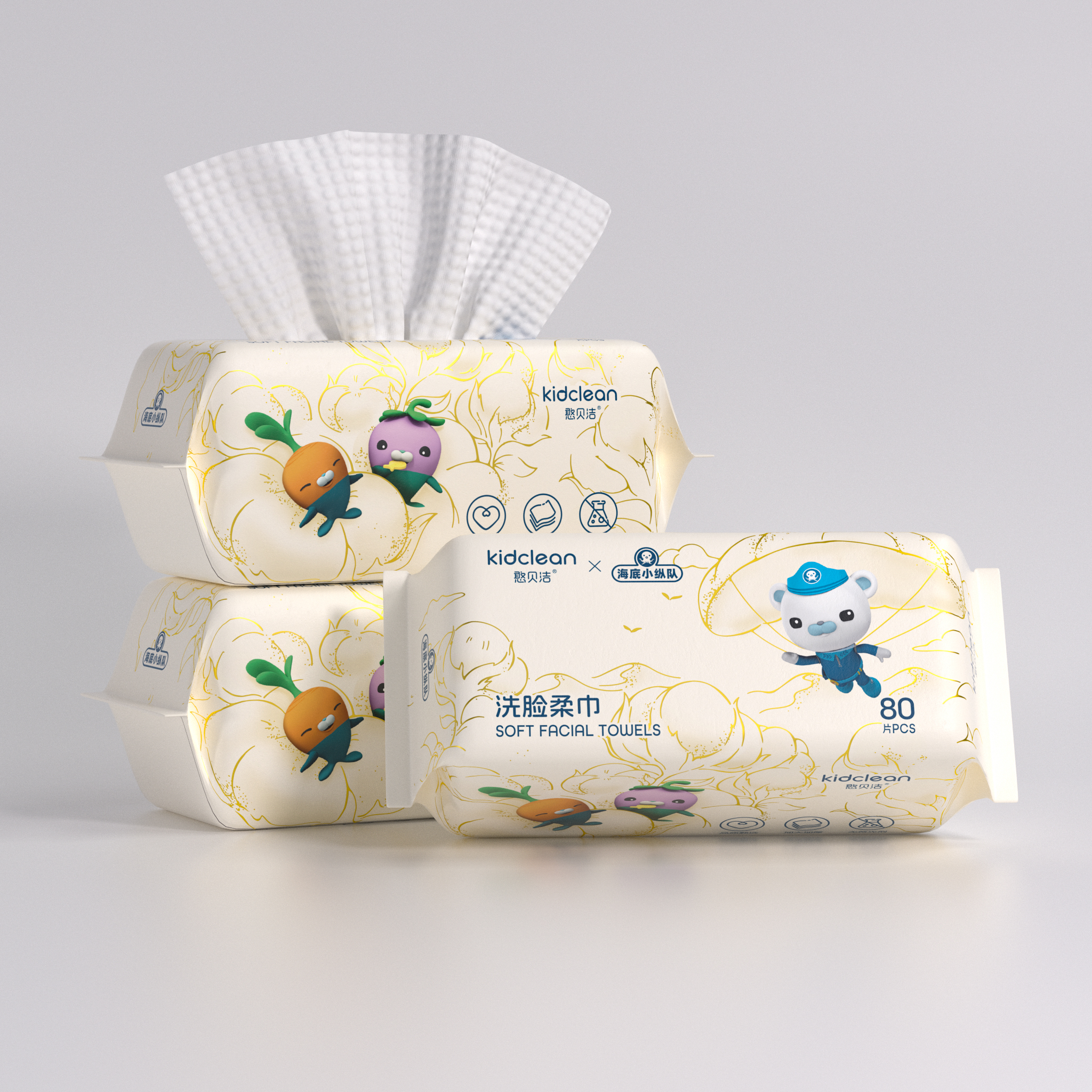 Cotton Tissue Facial Cleaning Tissue